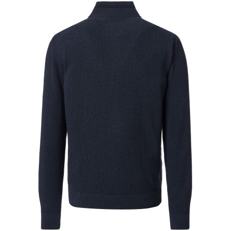 Sweter hybrydowy rozpinany CASA MODA granatowy