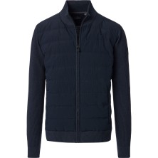 Sweter hybrydowy rozpinany CASA MODA granatowy