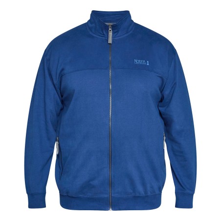 Bluza rozpinana ze stójką North Latitude niebieska
