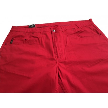 Spodnie czerwone DIVEST - letnie