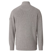 Sweter hybrydowy kardigan rozpinany CASA MODA beżowy