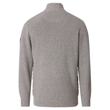 Sweter hybrydowy kardigan rozpinany CASA MODA beżowy