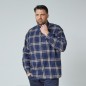 Koszula flanelowa NORTH LATITUDE granatowa w kratkę