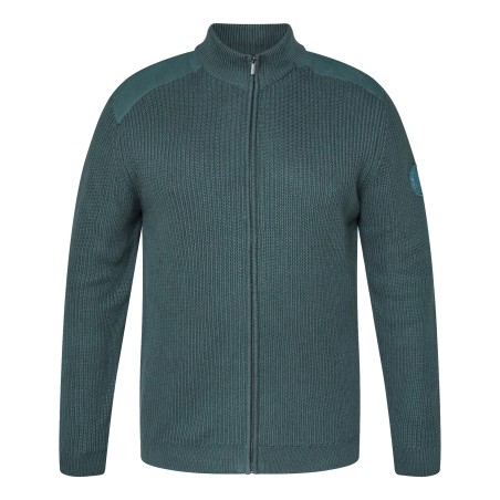 Sweter rozpinany North Latitude ciemnozielony duże rozmiary