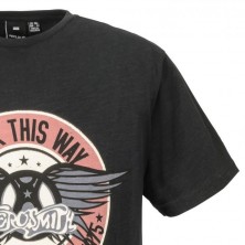 T-shirt Aerosmith Replika Jeans czarny 7XL